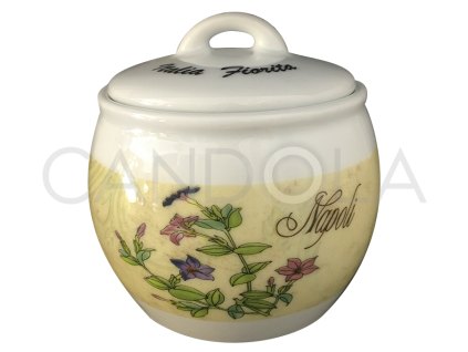 Italia Fiorita cukřenka Belem s pokličkou 230 ml
