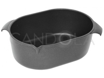 I 3222 AMT Titanový pekáč oválný s grilovacím dnem a výlevkou