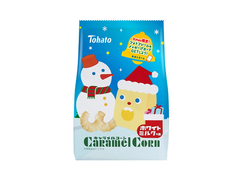 tohato caramel corn christmas winter special 77g