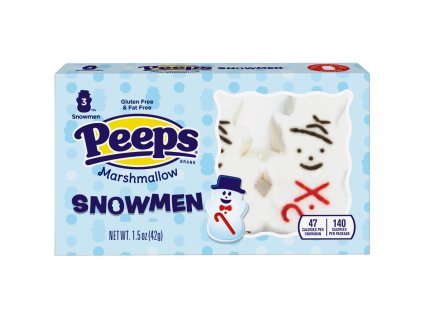 Peeps Christmas Marshmallow Snowmen 3pcs