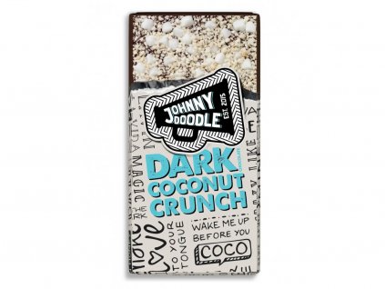 726 johnny doodle horka cokolada krupavy kokos 150 gramu