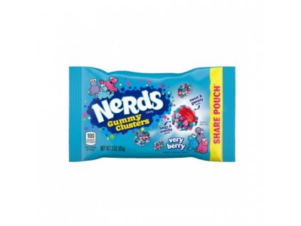 nerds gummy clusters very berry 85 gr