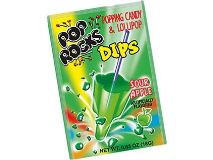 Pop Rocks Dips Sour Apple