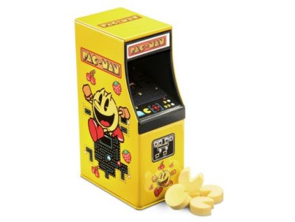pac man arcade candy tin