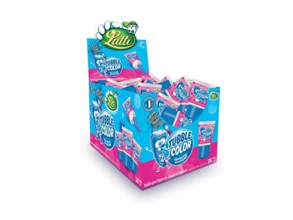 Lutti Tubble Gum Blue raspberry 36x35g celé balení