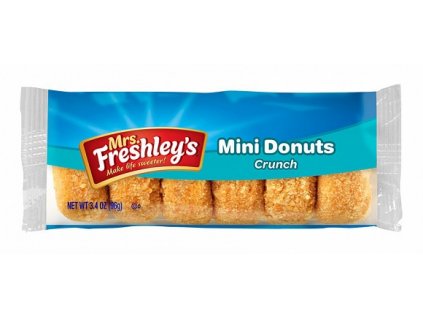 mrs freshleys crunch mini donuts 6pk