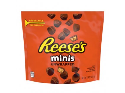 reeses peanut butter cups pouch minis 215g 76oz