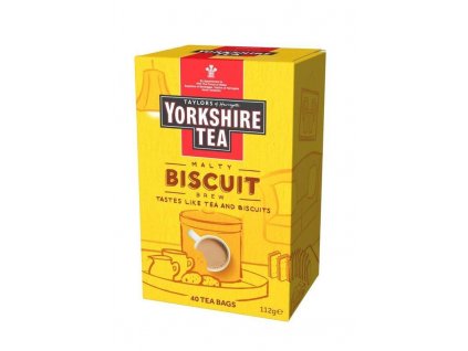 Yorkshire Tea Malty Biscuit Brew Black Tea 40S 112g z1
