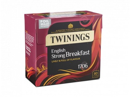 2 English Strong Breakfast 80 bags foil sealed right