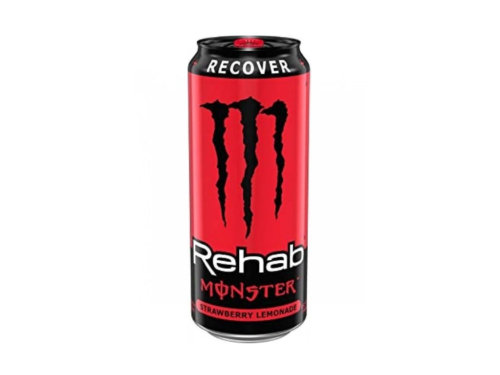 Monster Rehab Recover Energy Drink Strawberry Lemonade 458ml USA