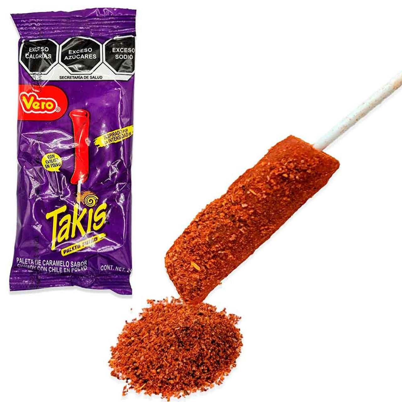 Levně Takis lízátko s chilli práškem 24 g