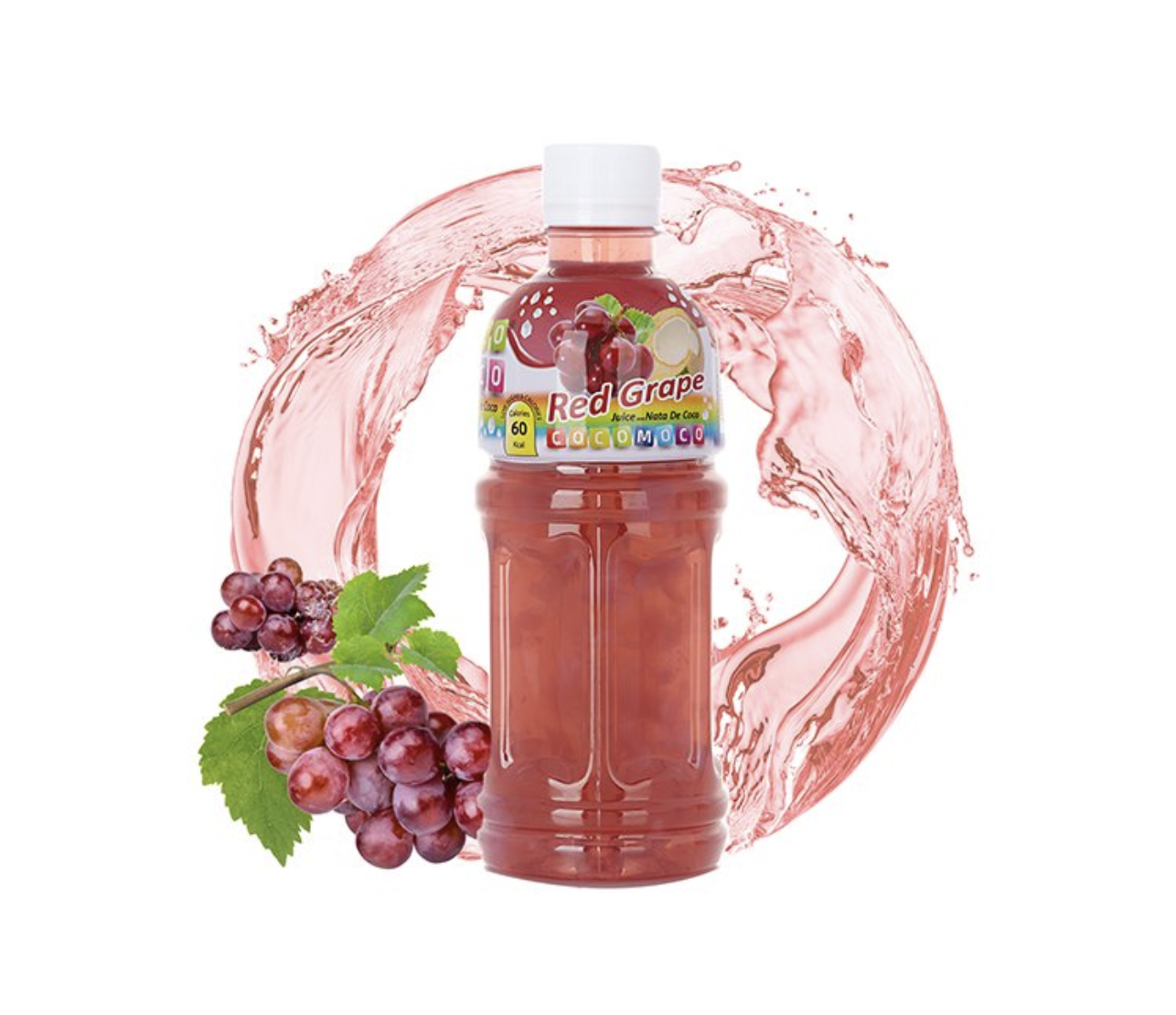 Levně Coco Moco Red Grape Juice With Jelly 350ml THA