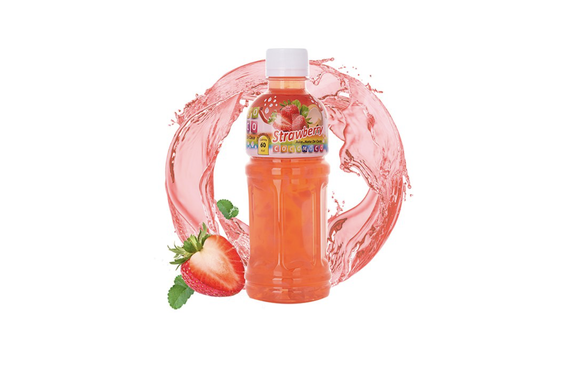 Levně COCO MOCO STRAWBERRY JUICE WITH JELLY 350ML THA