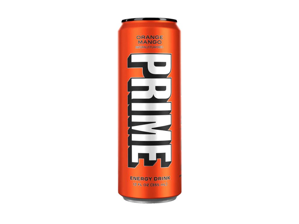 Levně PRIME ENERGY DRINK ORANGE MANGO 355ML USA