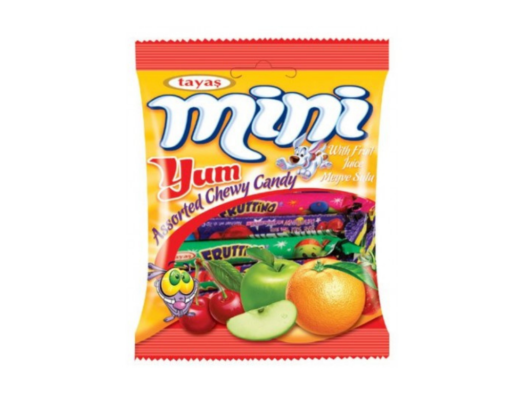 Mini Yum - Ovocné karamelky 170g