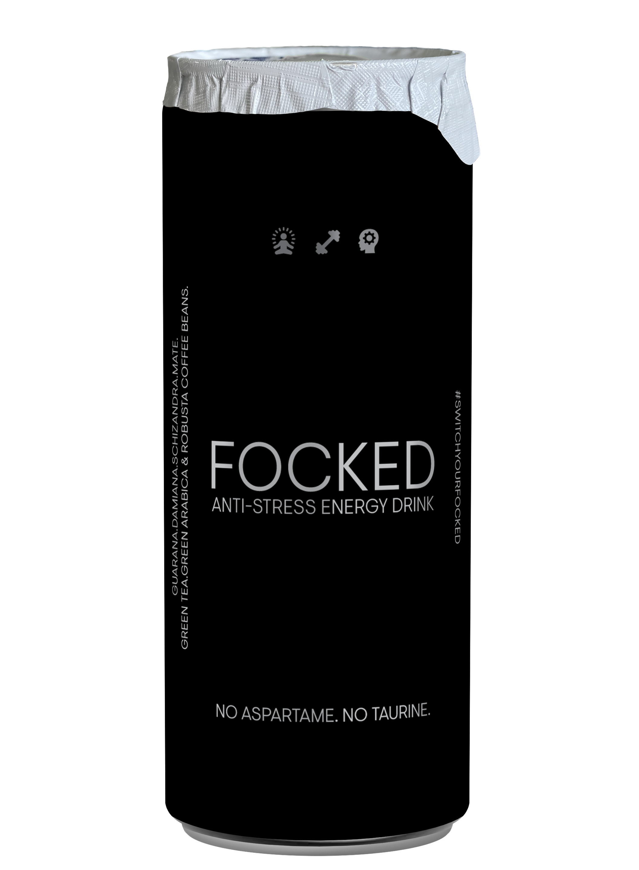 Levně FOCKED - no sterss energy drink 250 ml