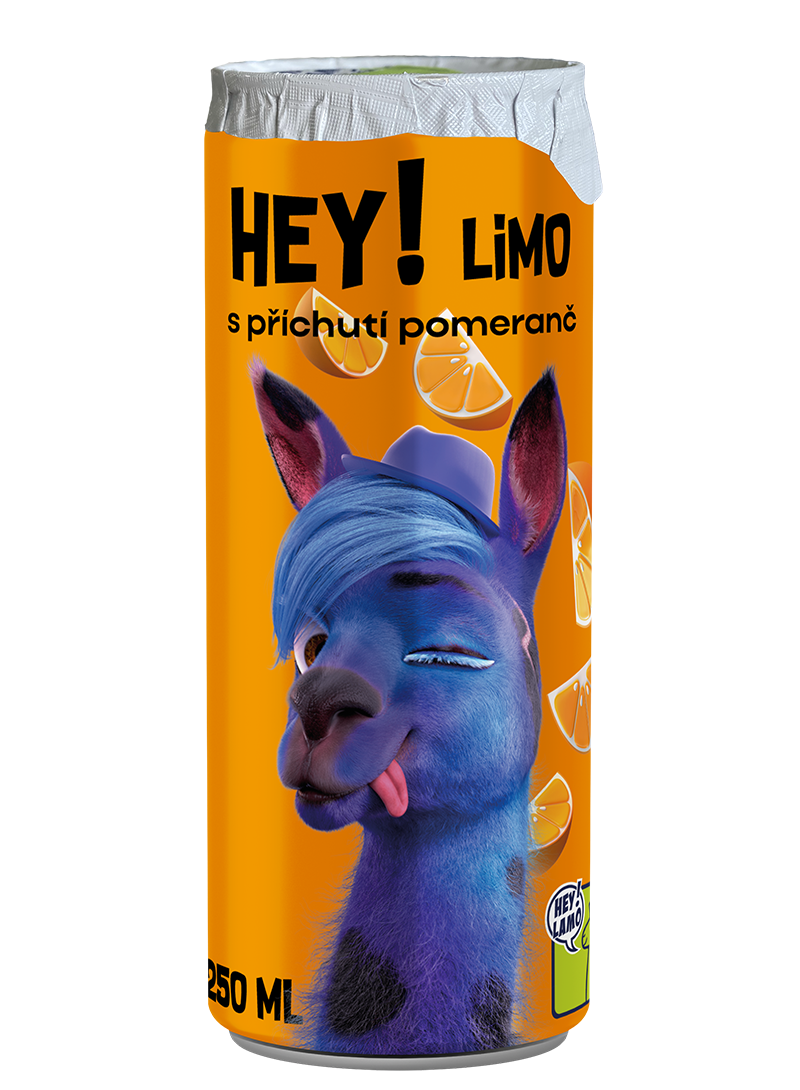 Levně HEY! LIMO pomeranč 250 ml