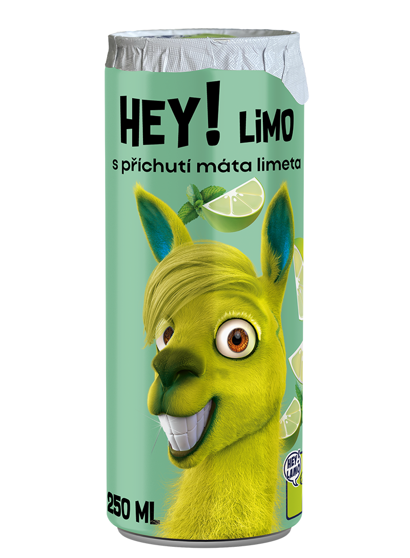 Levně HEY! LIMO máta limeta 250 ml