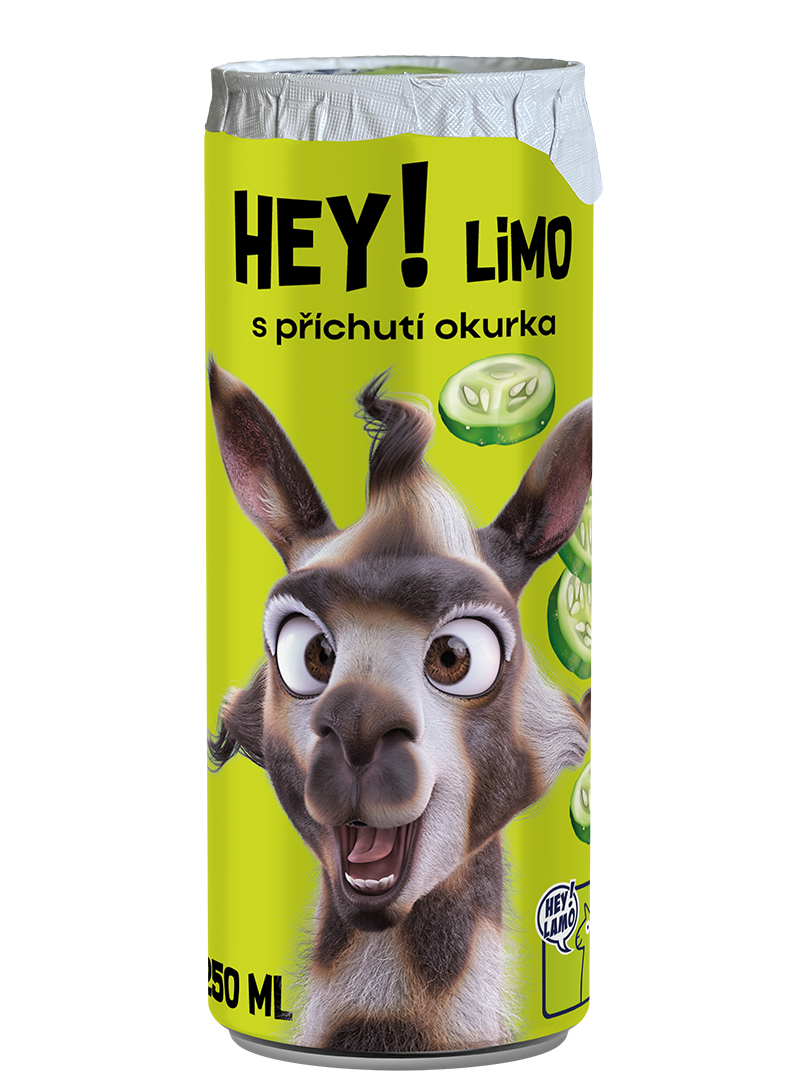 Levně HEY! HEY! LIMO okurka 250 ml