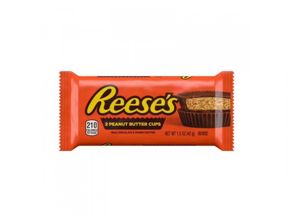 REESE'S 2 PEANUT BUTTER CUPS 42G