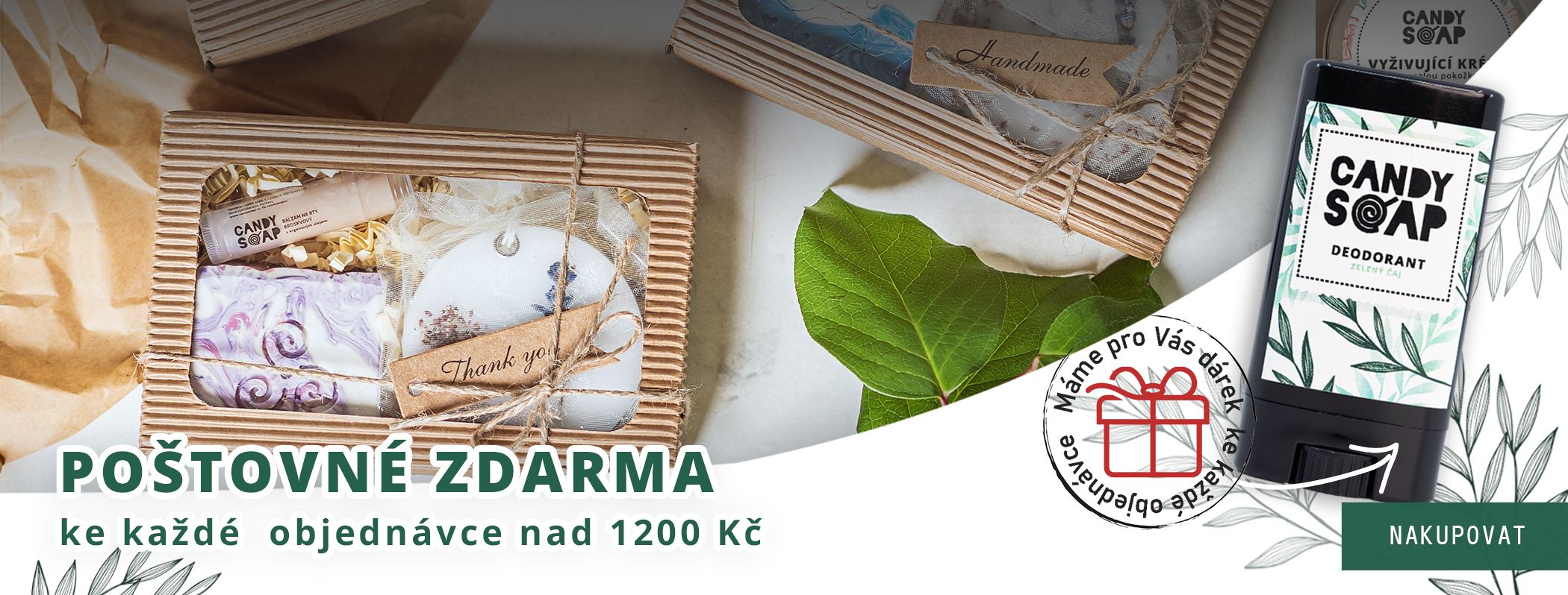 Deodorant nad 1200,- zdarma