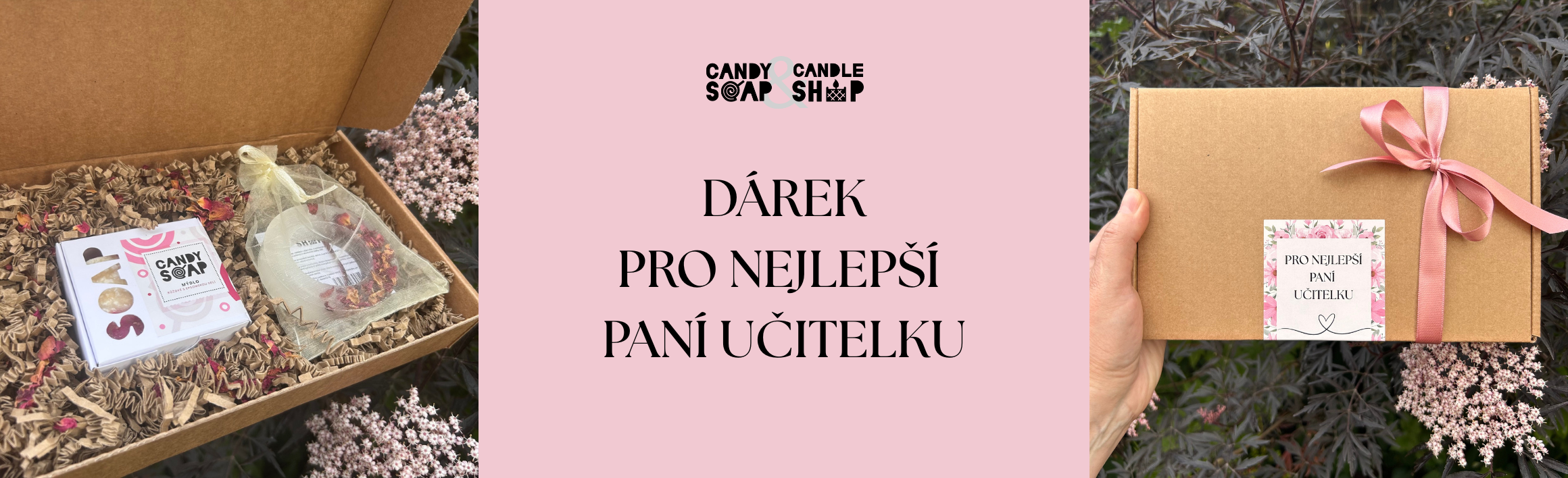pro nejlepší paní učitelku růžová