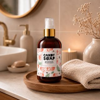 Hebká pokožka a vůně šťavnatých broskví 🍑 Regenerační tělové mléko Candy Soap je příjemným krokem po sprše i kdykoliv...