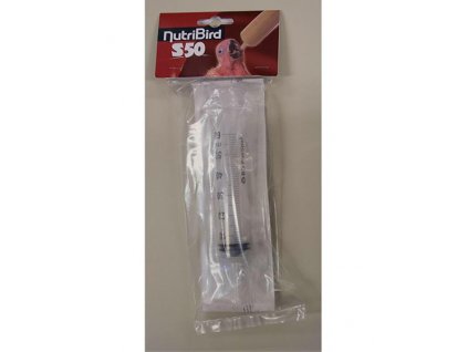 VL NutriBird S 50 - injekčné striekačky pre ručné dokrmovanie - objem 50 ml,1 ks/bal.