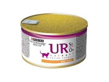 Purina VD Feline - UR St/Ox Urinary Turkey KONZERVA  0,195 kg