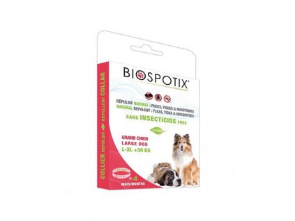 Obojok BIOGANCE Biospotix Large dog L-XL s repelentným účinkom 75 cm (nad 30 kg)