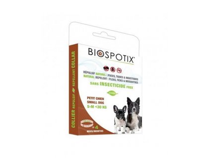 Obojok BIOGANCE Biospotix Small dog S-M s repelentným účinkom 38 cm (do 30 kg)