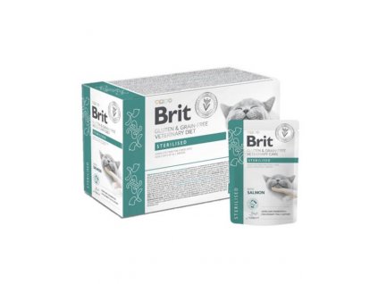 Brit VD Gluten & Grain-Free Cat Pouch Fillets in Gravy Sterilised 12 x 85 g