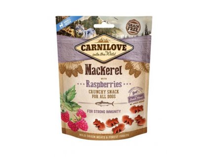 Pamlsok Carnilove Dog Crunchy Snack Mackerel with Raspberries with fresh meat 200 g