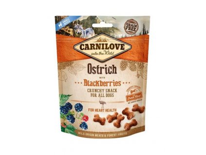 Pamlsok Carnilove Dog Ostrich with Blackberries with fresh meat 200 g