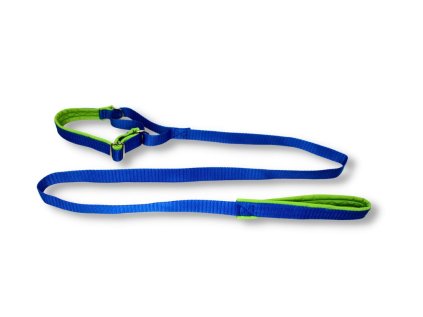 Venčím Stylově - Agility vodítko s obojkem BASIC | Modrá  Vodítko s obojkem 2v1