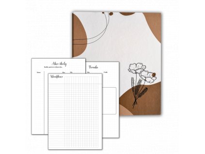 Učitelský zápisník v šanonu minimalist