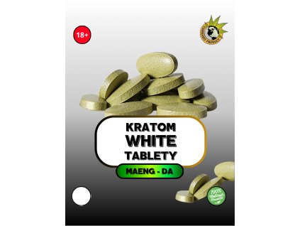 KRATOM white TABLETY