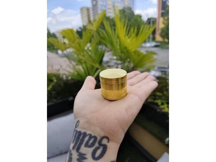7539 drticka kovova gold