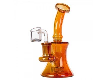 bongo do dabwax orange holographic bubbler 15cm xms052d