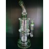 Bong Simax Amsterdam Double Tower 33 cm Green