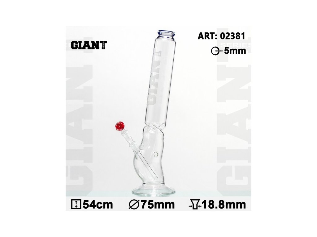 Giant Bolt Glass Bong- H:54cm- Ø:75mm- Socket:18.8mm