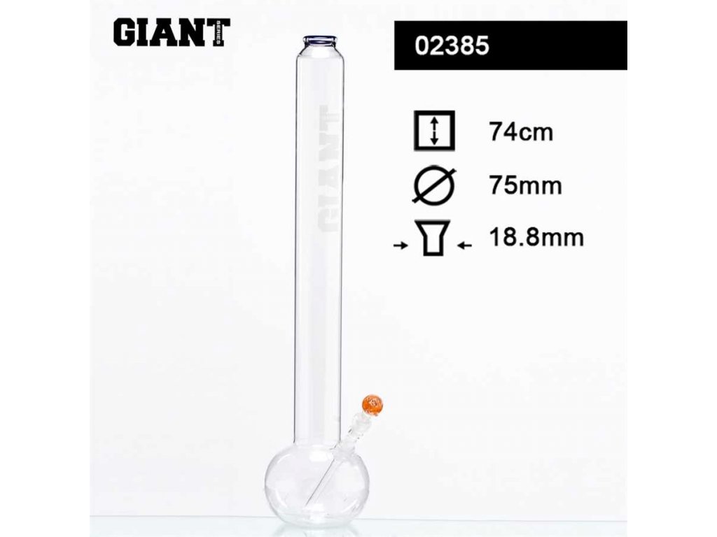 Bouncer Glass Bong -H:74cm - Ø:75mm- Socket:18.8mm