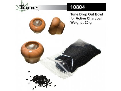 Tune Drop Out Bowl BIG for Active Charcoal with 20g Active Charcoal