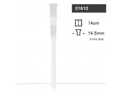 Glass Adapter - SG:14.5mm - L:14cm