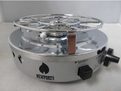 NEWPORT CHARCOAL BURNER - SILVER-