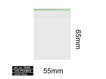 Sáčky - 55X65MM 70MU GREEN