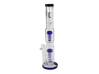 Ice Bong 2x 10-Arm Tree Percolator modrý