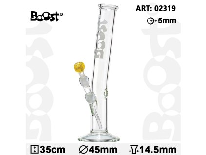 Hangover Glass Bong- H:35cm- Ø:45mm- Socket:14.5mm- WT:5mm