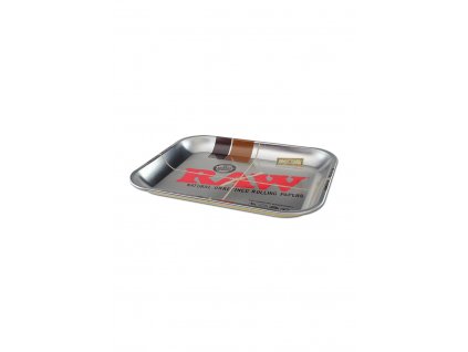 RAW Metal Rolling Tray L silver