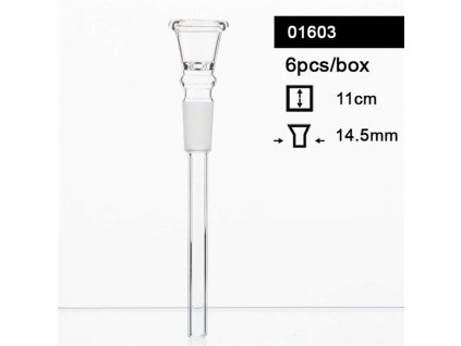 GLASS CHILLUM - L:11CM